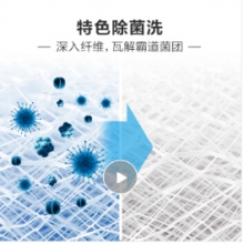 海爾（Haier) 滾筒洗衣機(jī)全自動(dòng) 8公斤變頻 雙噴淋泡沫無殘留 防霉 EG8012B39SU1
