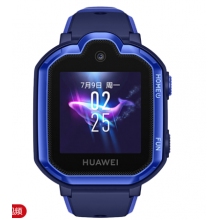 華為兒童手表 3 Pro（極光藍）視頻通話 高清拍照 九重定位 4G全網(wǎng)通學生電話手表