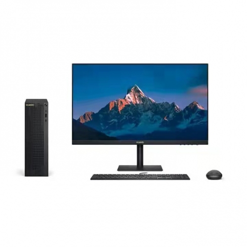 華為臺(tái)式機(jī) B520?商用高性能辦公電腦 Intel i5 8+1T  數(shù)據(jù)一碰傳+23.8英寸顯示器